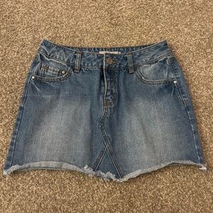 Refuge Blue Denim Skirt